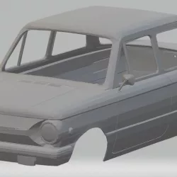 ZAZ 968 Printable Body Car