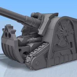 1/4" Scale Self-Propelled Artillery for Human Armies