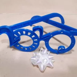 2020 happy new year party fun foldable glasses