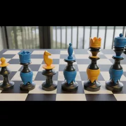 3d Printable Mexican Chess Pieces stl 3mf obj