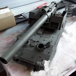 3D Printing T92 Self-propelled Artillery