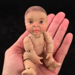 3d Realistic Articulate Ball Jointed Miniature Baby Doll