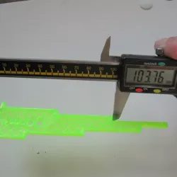 Accurate calibration/dimension test