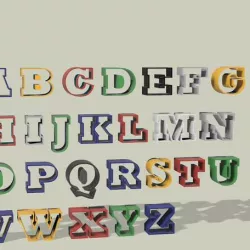 Alphabet Coco movie cookie cutter