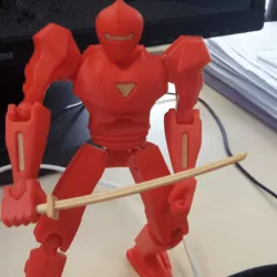 Articulated armor robot
