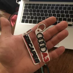 Audi A3 keychain