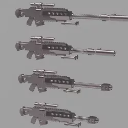 Barrett 50 Cal Bolt Sniper Rifle