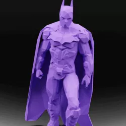 Batman Dark Knight Low Poly