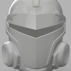 Blood Dragon Helmet Mass Effect 2 (With Back Access)