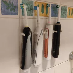 Braun electric toothbrush wall support holder