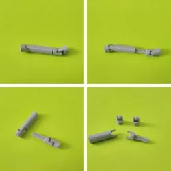 Cardanic coupling - HO scale 1:87 - model train transmission