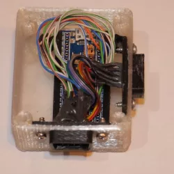 Case for blue pill with two db9 sockets
