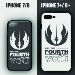 Case Iphone 7/8 - 7/8 plus - Star wars symbol jedi