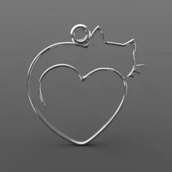 Cat earring