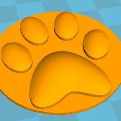 cat's footprint