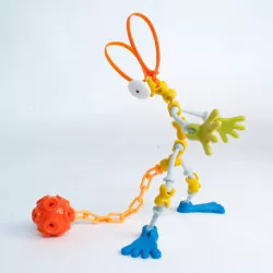 Chain with ball stoppers
