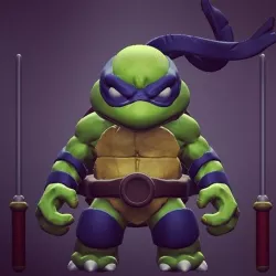 Chibi Mutant Ninja Turtles LEO!
