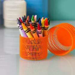 Crayon Holder with Lid