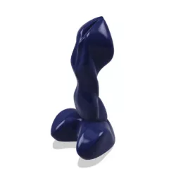 CROOKED Python - Python Shaped Dildo 3D Printable, No Support Required, Flat Bottom, Digital STL File