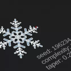 Customizable Easy Snowflake