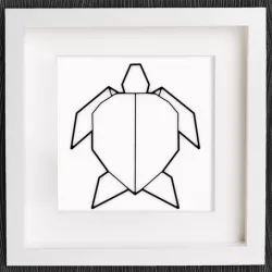 Customizable Origami Turtle