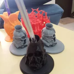 Darth Vader melted helmet wacom pen holder