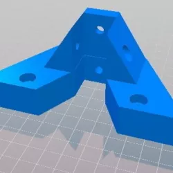 Delta anycubic kossel 20x20 printer wall mount + top optical limit switch