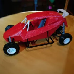 Demo Hawk Buggy scale model