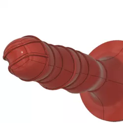 dildo dick penis v17aa silicon superflex 3d print cnc