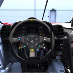 DIY Ferrari 458 GT2 Led Steering Wheel (WITH BACK COVER)