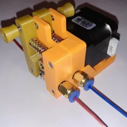 Doble Extrusor para montaje en Bowden con un sólo motor