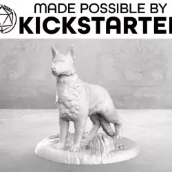 Dog - Casual Pose - Tabletop Miniature