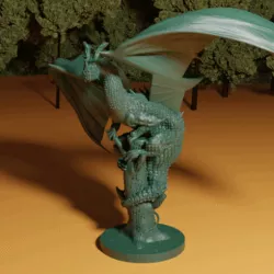 Dragon on Broken Tree