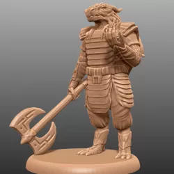 Dragonborn Eldritch Knight - Tabletop Miniature
