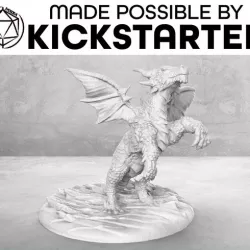 Dragonling - Action Pose - Tabletop Miniature