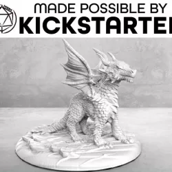 Dragonling - Casual Pose - Tabletop Miniature