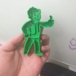 Fallout 4 Vault Boy Cookie Cutter