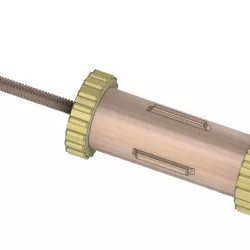 female male anal syringe Anus aggregate filler v21 3d print cnc