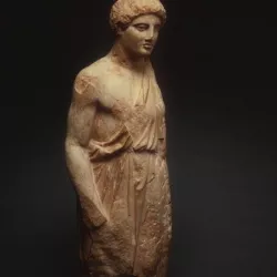Figure of a Youth from a Funerary Stele (Grave Marker), c. 380 B.C.