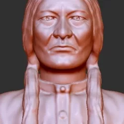 Figures - "Sitting Bull" Indian Chief