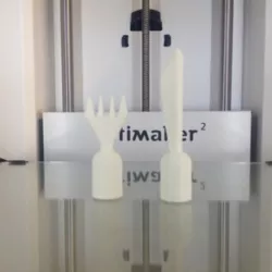 Finger knife and fork for people with finger/hand disabilities