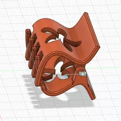Flower Pattern Hair Claw, Clamp