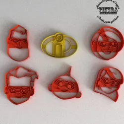 Fondant Cookie Cutter Mould The Incredibles