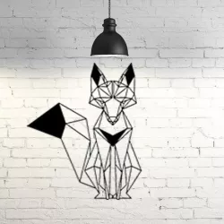 Fox Wall Sculpture 2D
