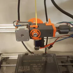 Geared Extruder using M8 extruder driver