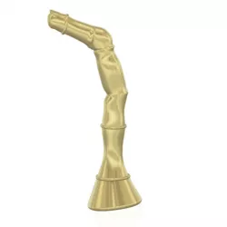Golden Finger female male anal plug prostate massager g-point 3d print cnc