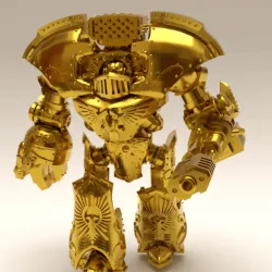 Golden Tower of Power Mausoleum Walker