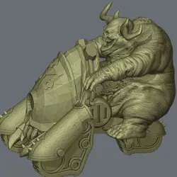 Greater Demon on Scooter