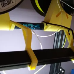 Gulfcoast Robotics LED Light Bar Holder (Creality Ender 3 & M3D Crane Quad)