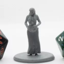 Half Elf Bard - Tabletop Miniature